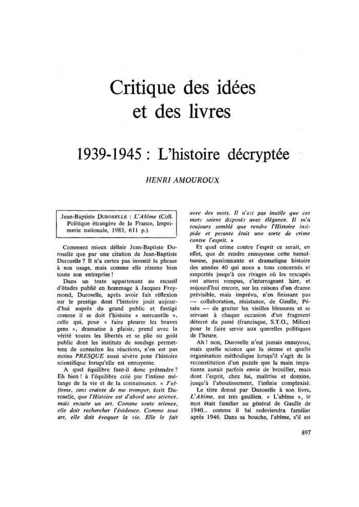 1939-1945 : l’histoire décryptée
 – page 1
