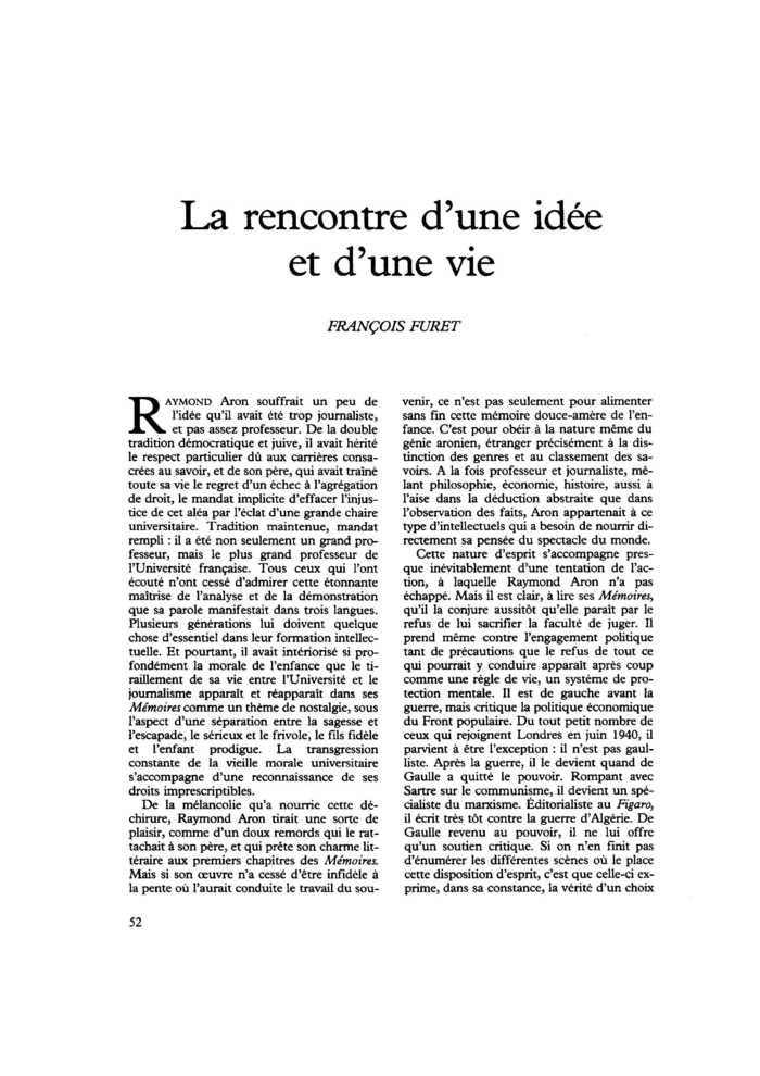 La rencontre d’une idée et d’une vie
 – page 1