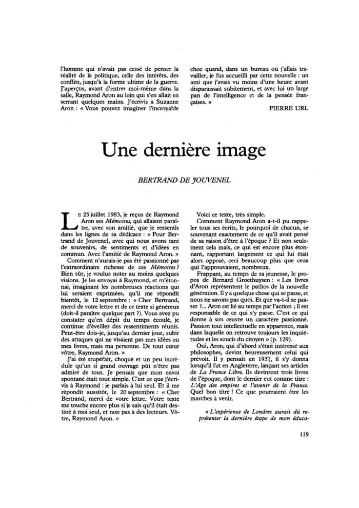 Une dernière image
 – page 1