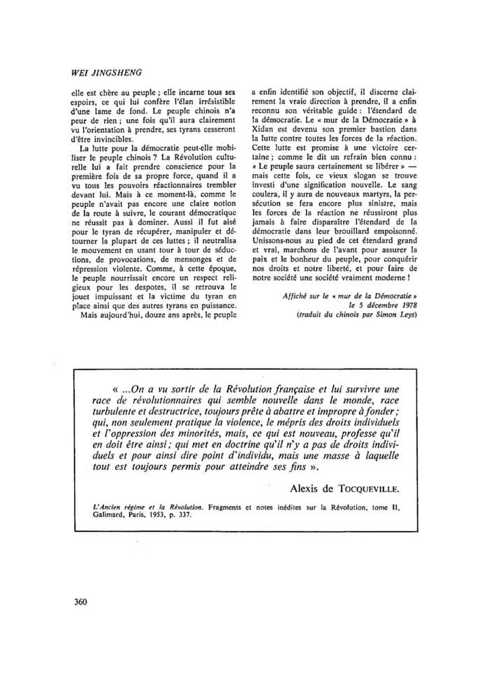 L’Ancien régime et la Révolution
 – page 1