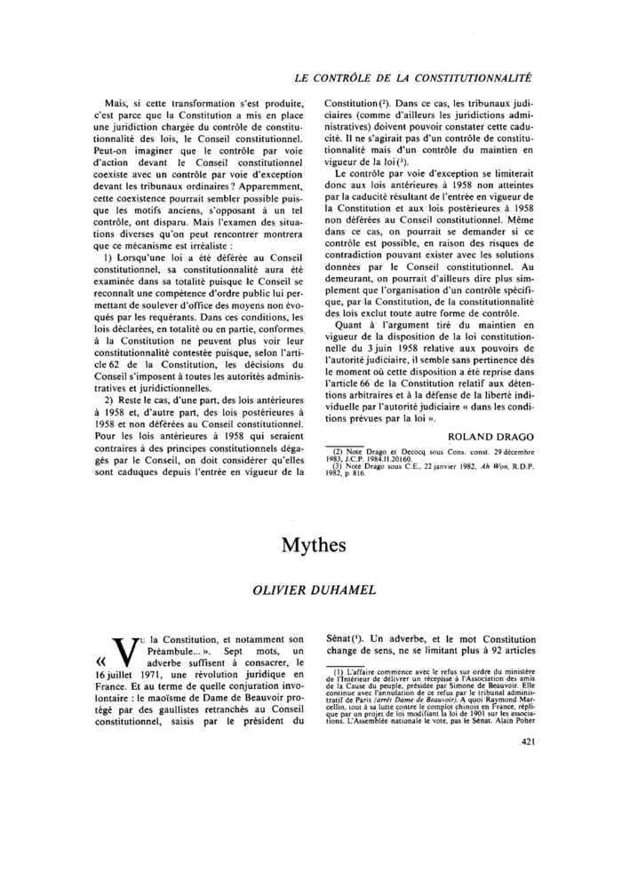Mythes
 – page 1