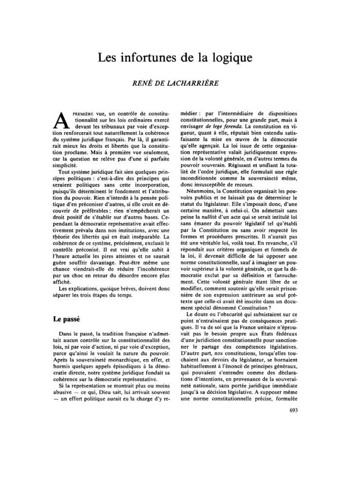 Les infortunes de la logique
 – page 1