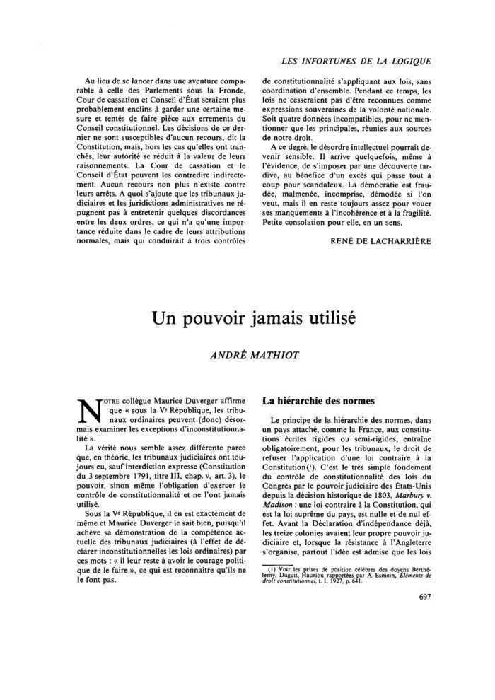Un pouvoir jamais utilisé
 – page 1