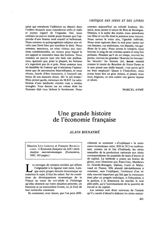 Une grande histoire de l’économie française
 – page 1