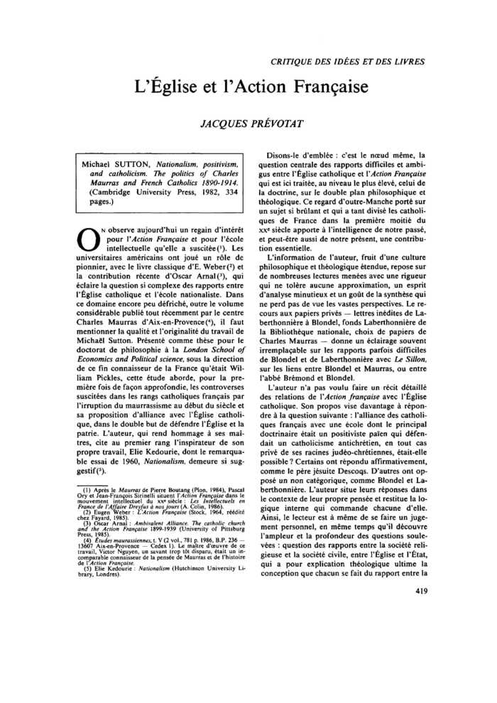 L’Église et l’Action Française
 – page 1