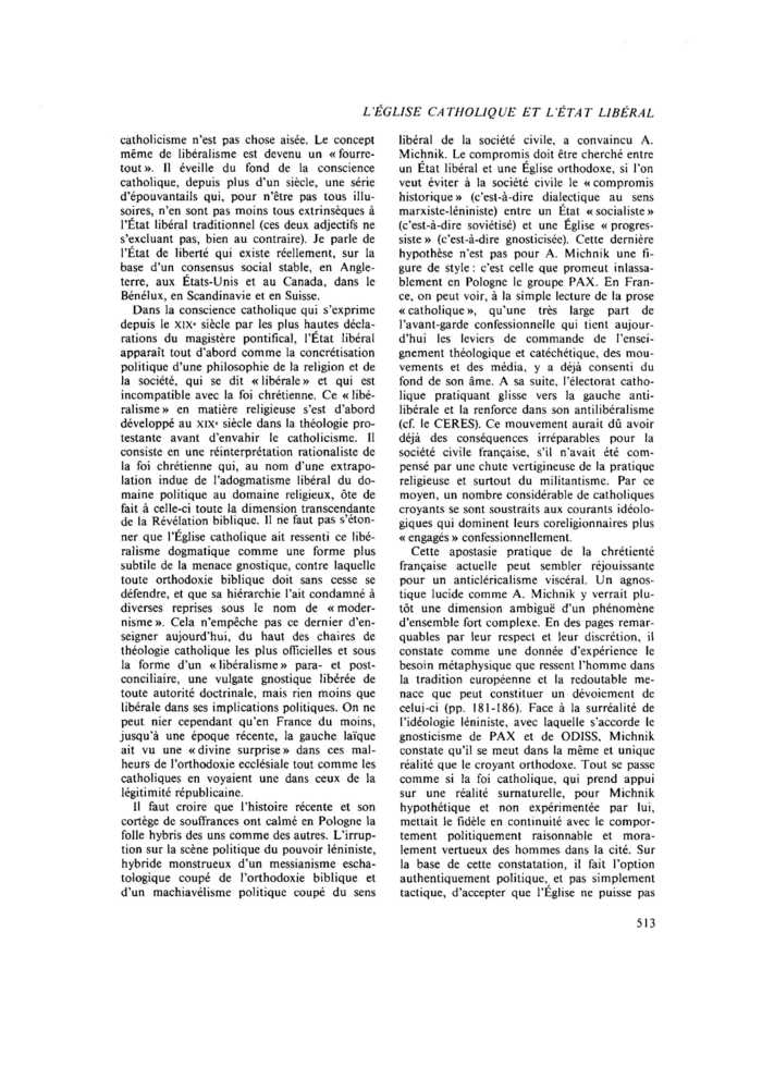 L&rsquo;Église catholique et l&rsquo;État libéral
 – page 3