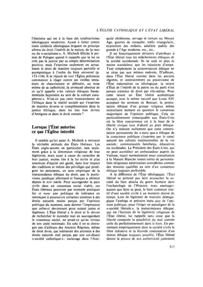 L&rsquo;Église catholique et l&rsquo;État libéral
 – page 7
