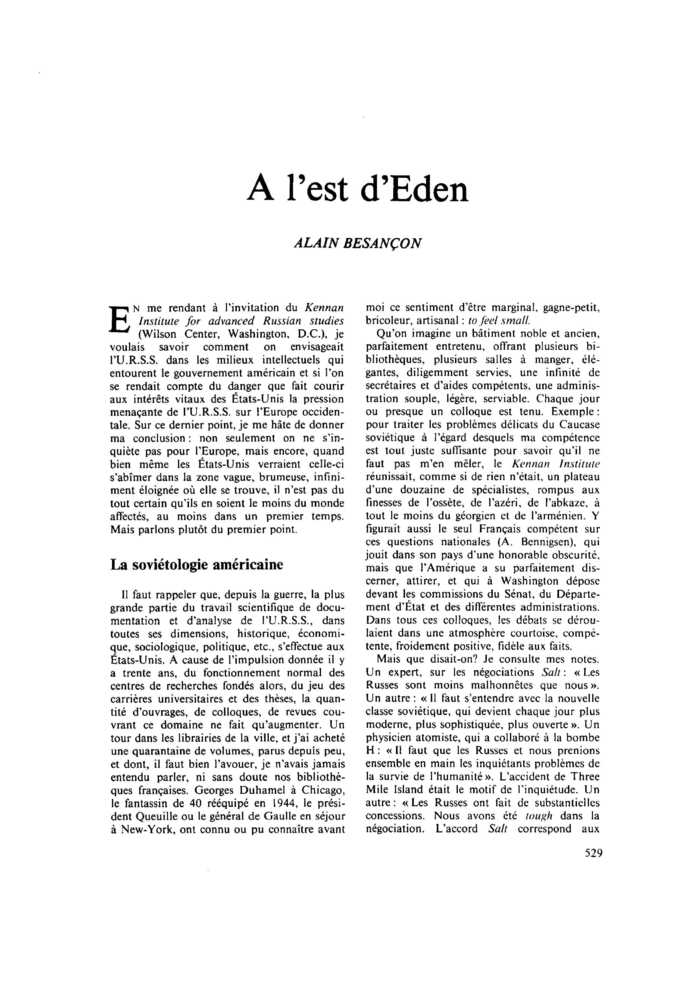 À l’est d’Eden
 – page 1