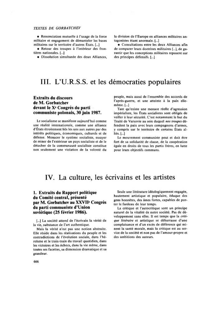 IV. La culture, les écrivains et les artistes
 – page 1