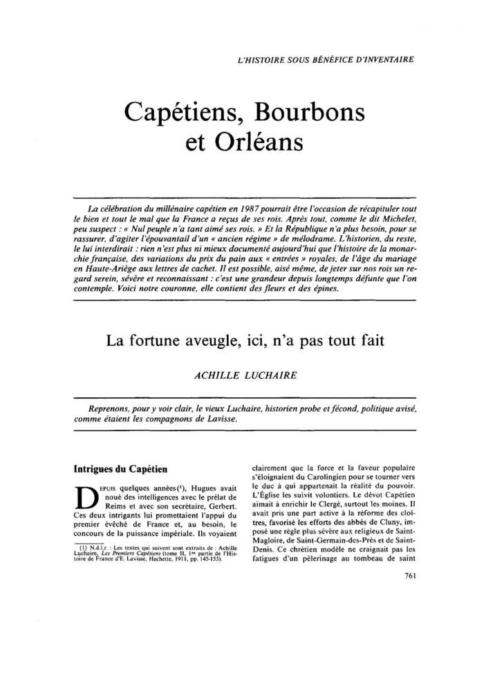 La fortune aveugle, ici, n’a pas tout fait
 – page 1