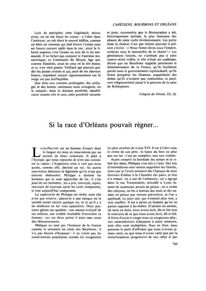 Si la race d’Orléans pouvait régner…
 – page 1