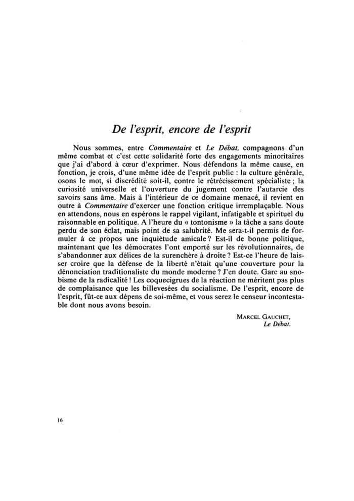 De l’esprit, encore de l’esprit
 – page 1