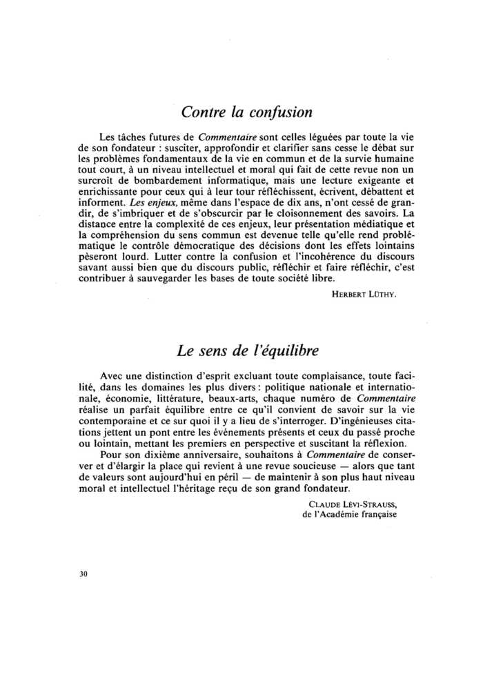 Contre la confusion
 – page 1