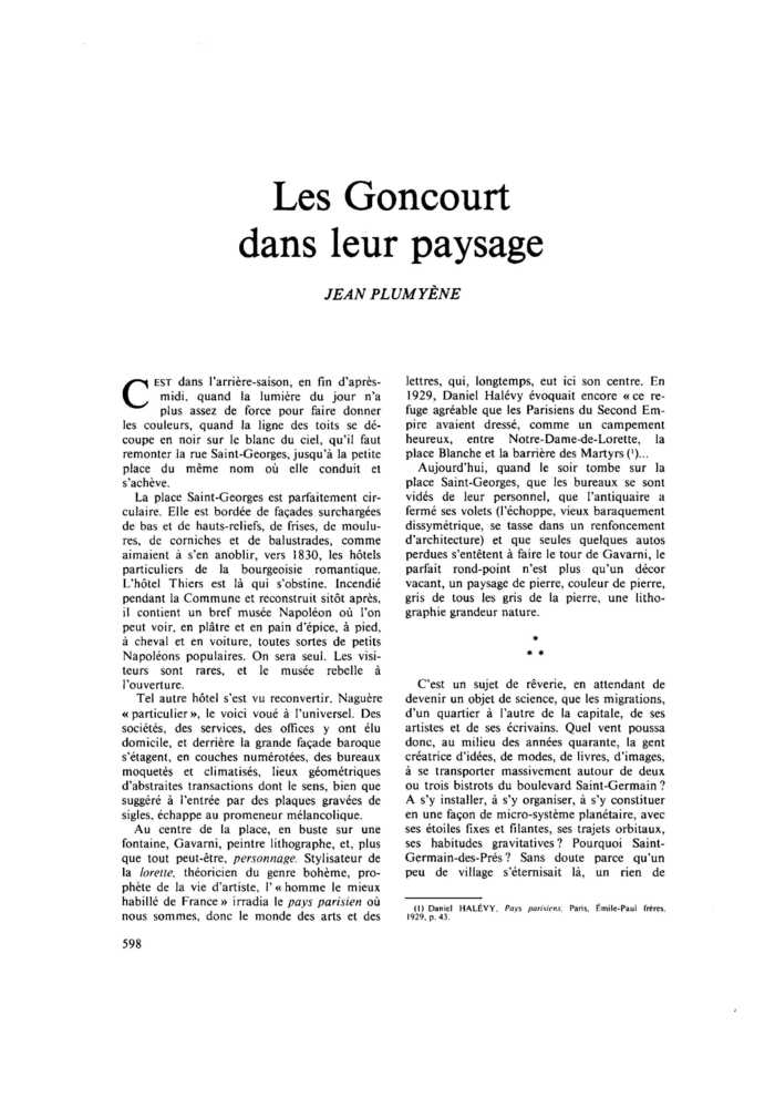 Les Goncourt dans leur paysage
 – page 1