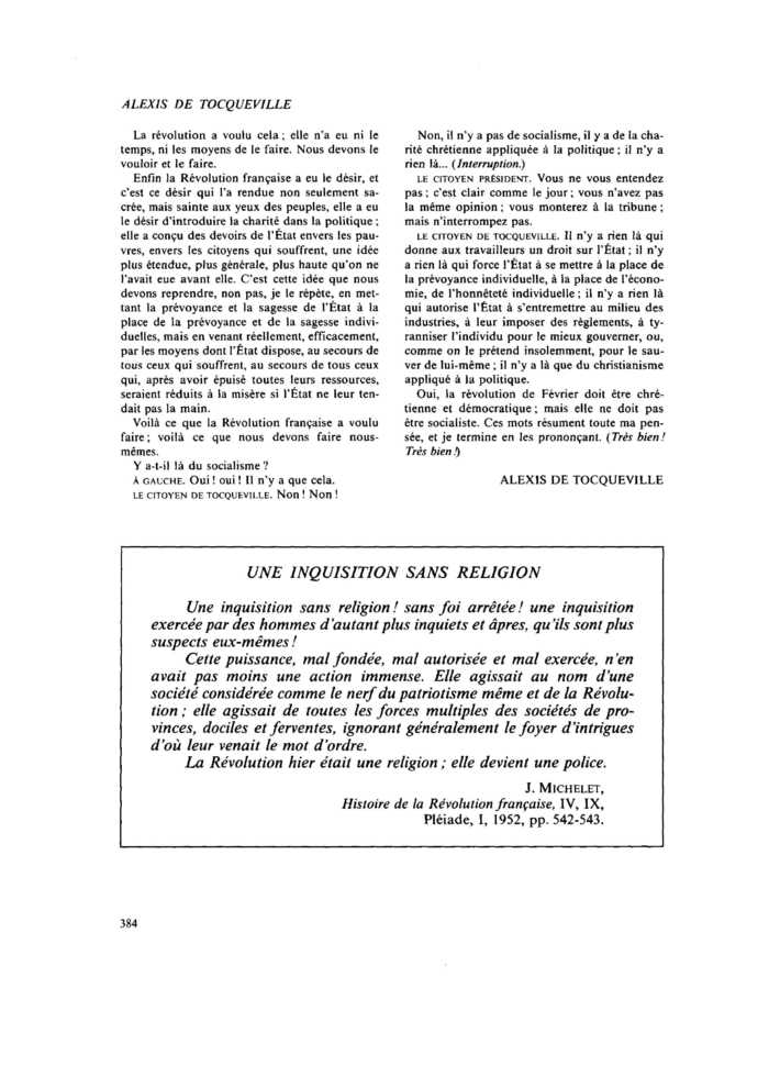 UNE INQUISITION SANS RELIGION
 – page 1