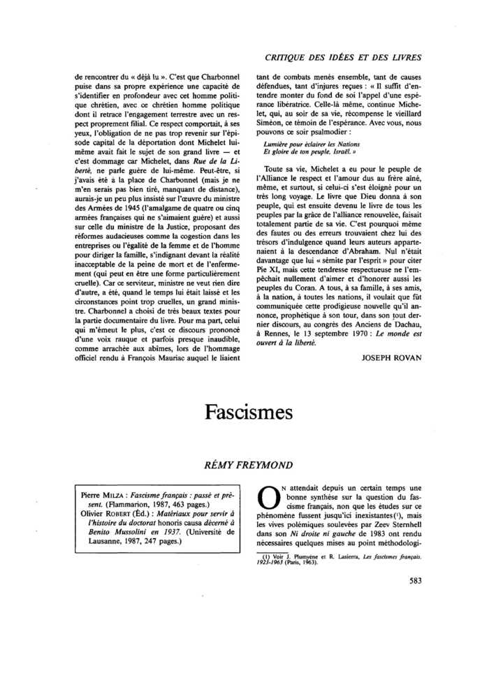 Fascismes
 – page 1