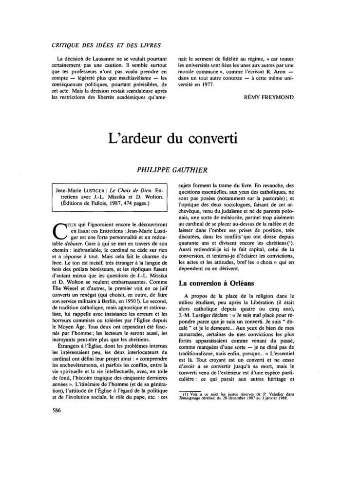 L’ardeur du converti
 – page 1