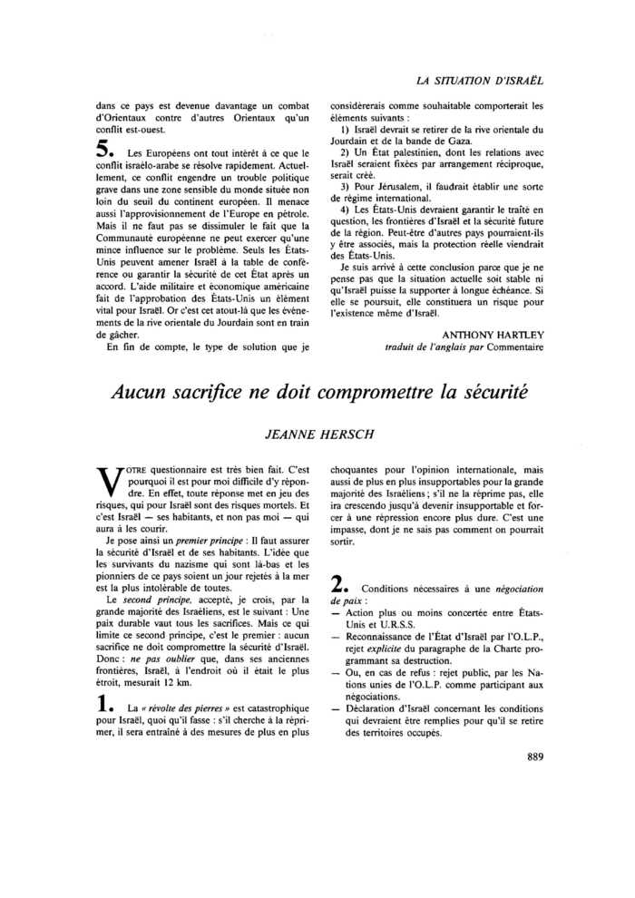 Aucun sacrifice ne doit compromettre la sécurité
 – page 1