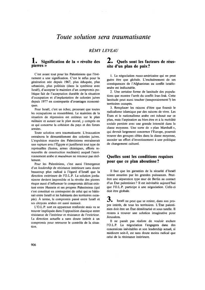 Toute solution sera traumatisante
 – page 1