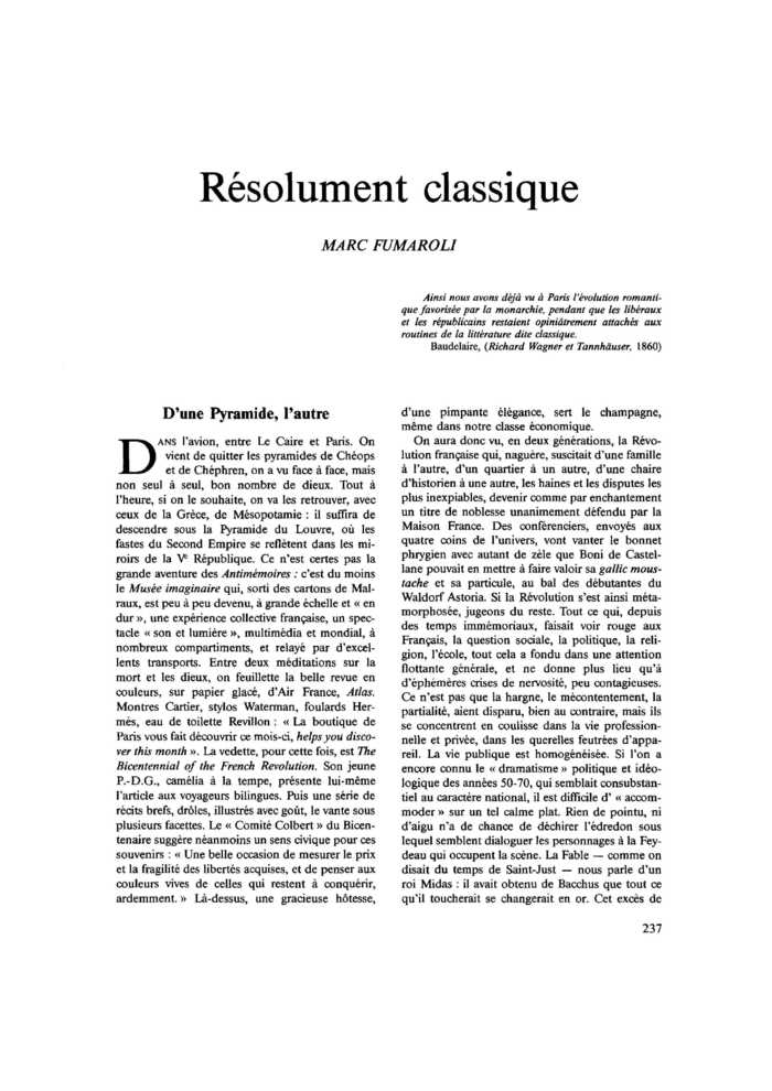 Résolument classique
 – page 1