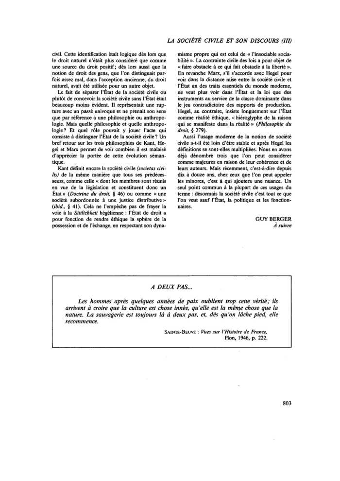 À DEUX PAS…
 – page 1