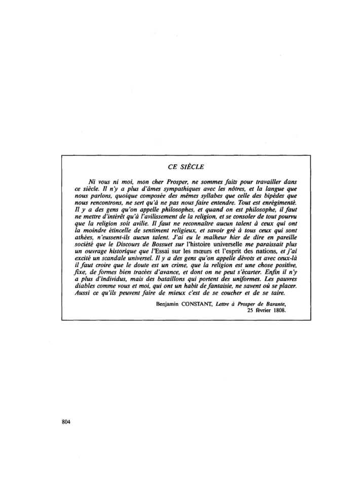 CE SIÈCLE
 – page 1