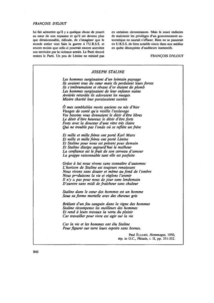 JOSEPH STALINE
 – page 1