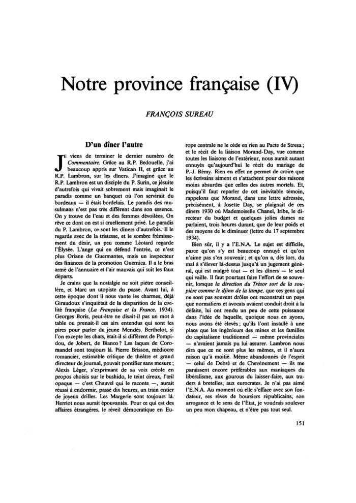 Notre province française (IV)
 – page 1