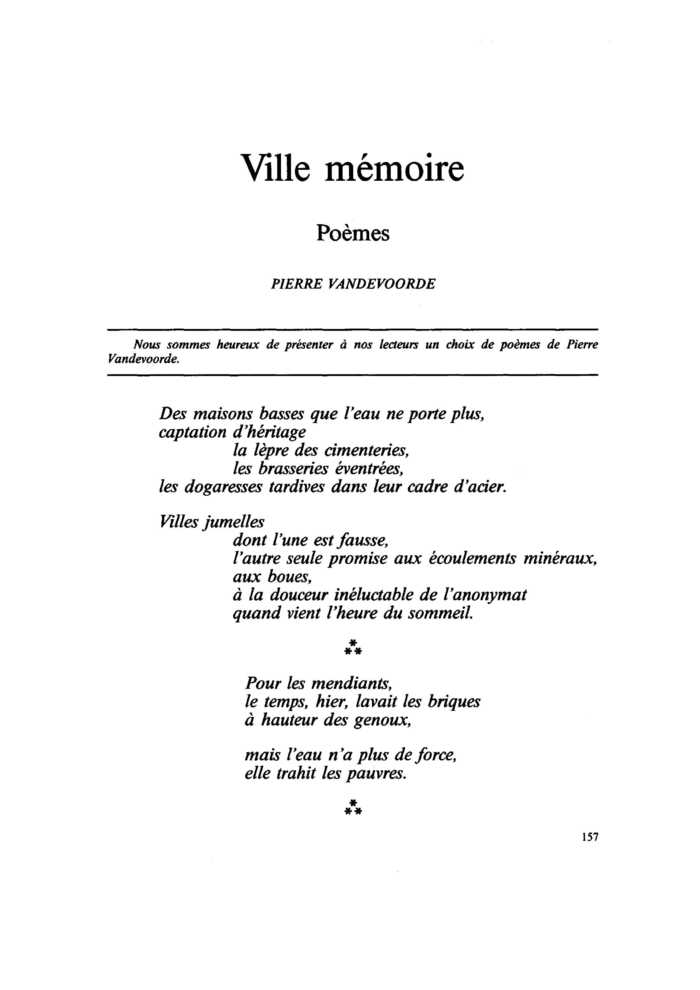 Ville mémoire
 – page 1
