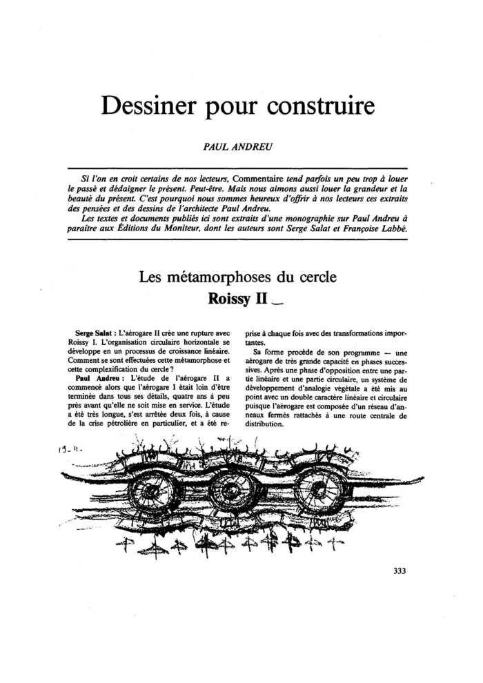 Dessiner pour construire
 – page 1