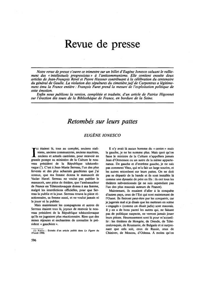 Retombés sur leurs pattes
 – page 1