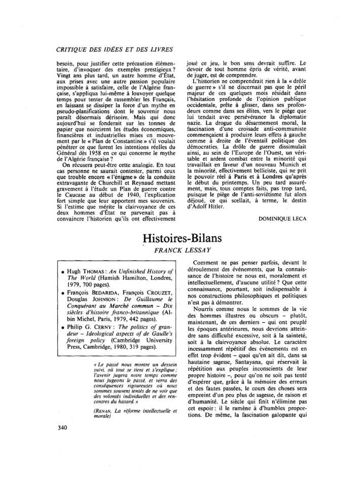 Histoires-Bilans
 – page 1