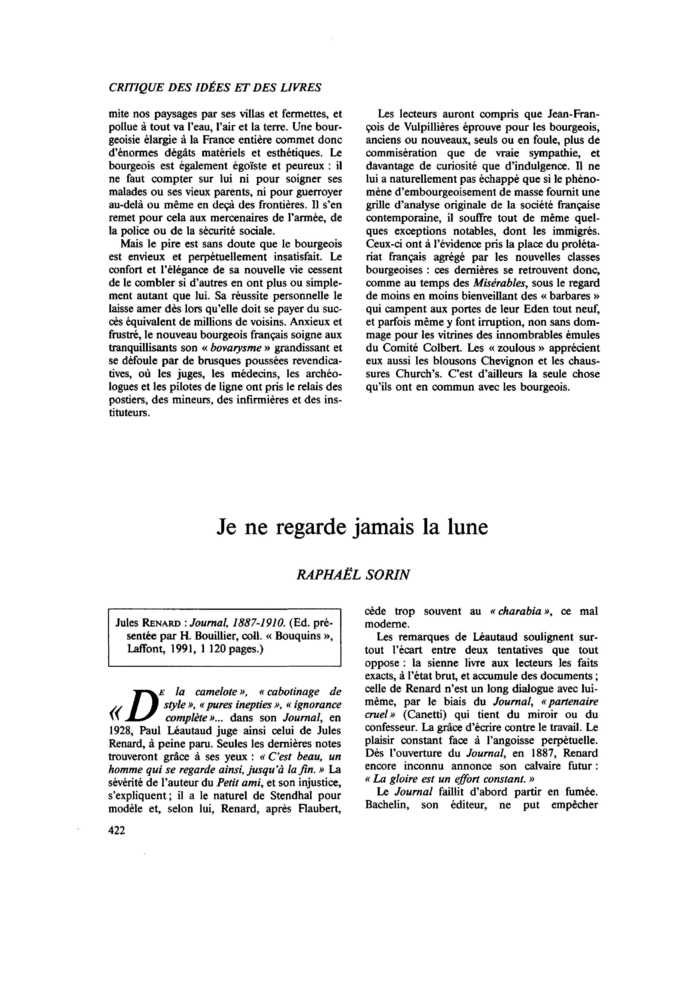 Je ne regarde jamais la lune
 – page 1