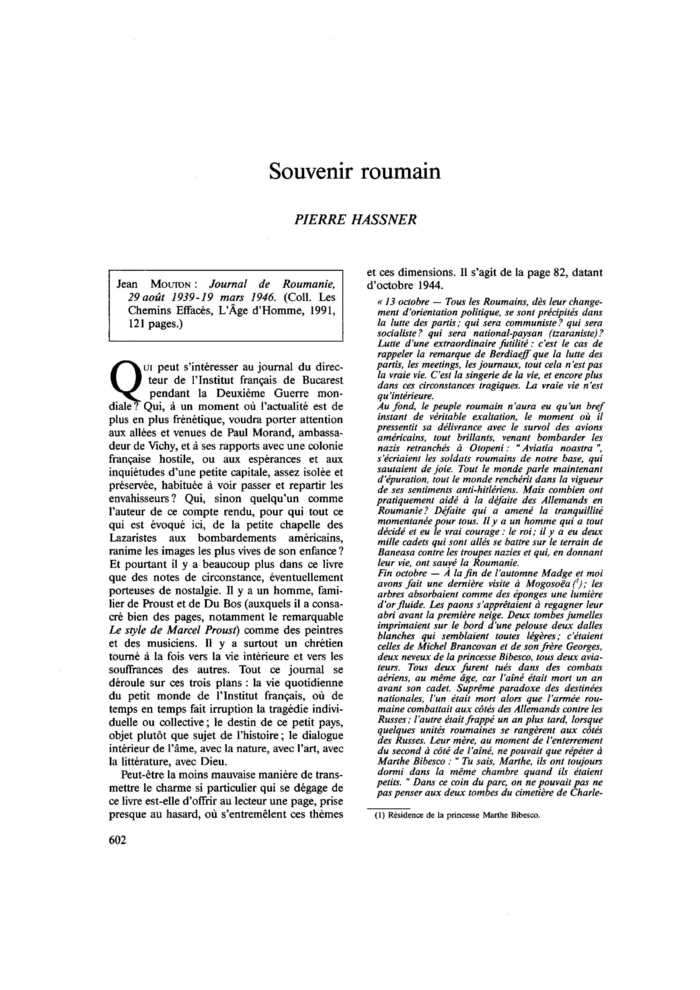 Souvenir roumain
 – page 1