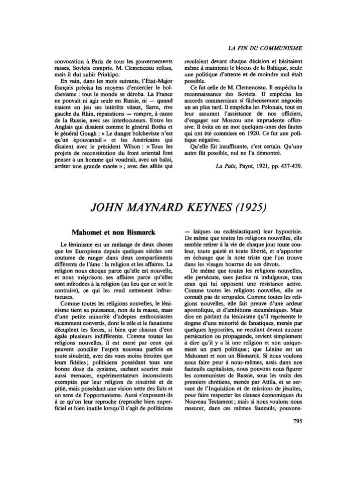 Mahomet et non Bismarck
 – page 1
