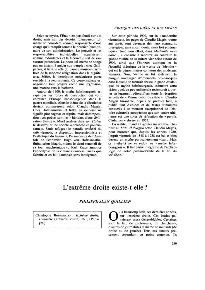 L’extrême droite existe-t-elle ?
 – page 1