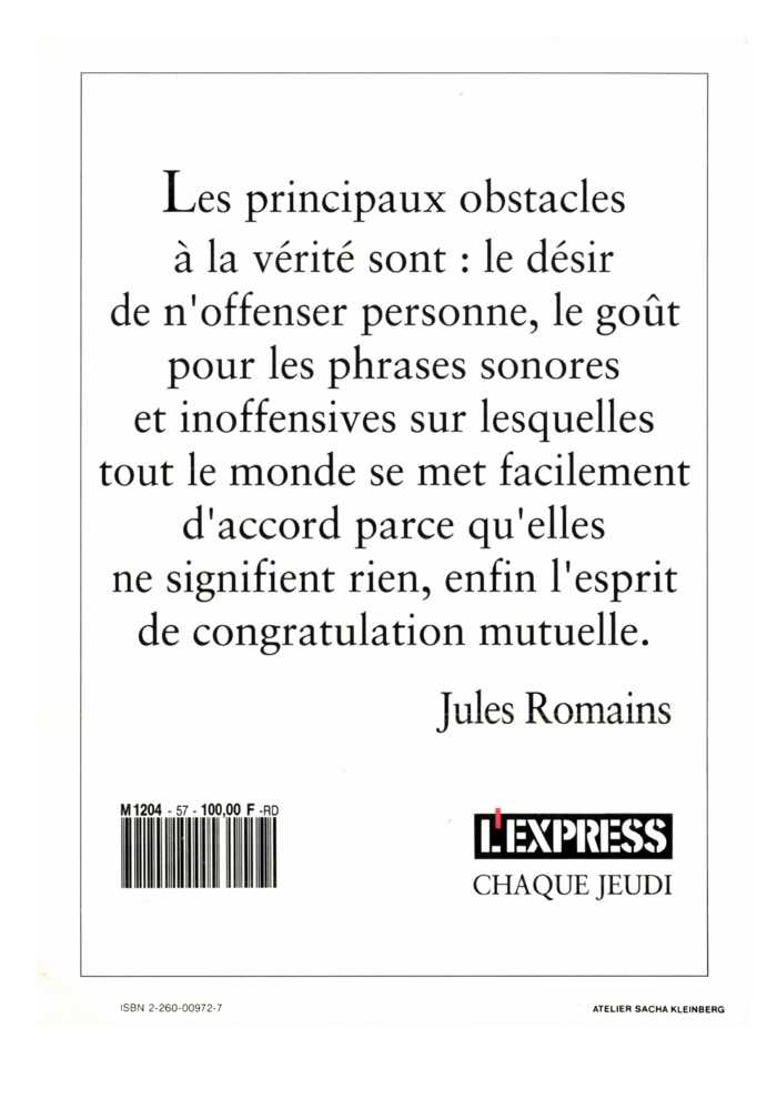 LES PRINCIPAUX OBSTACLES…
 – page 1