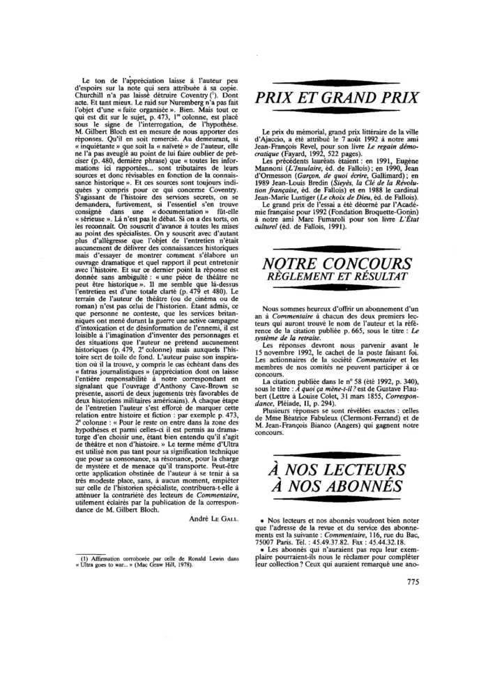 HISTOIRE ET THÉÂTRE
 – page 1