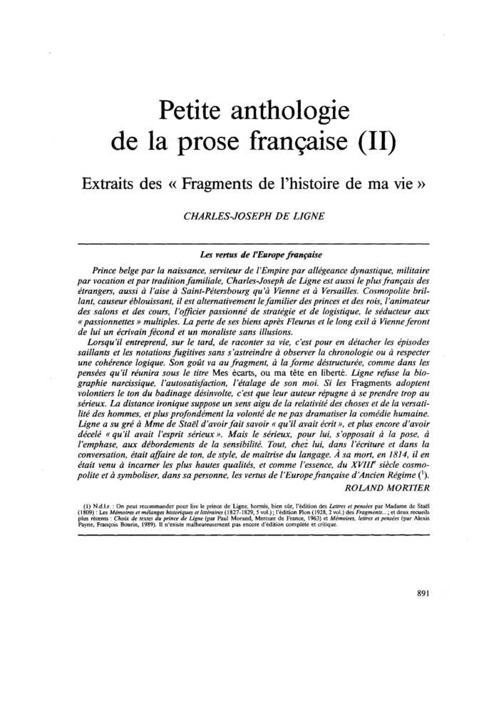Les vertus de l’Europe française
 – page 1
