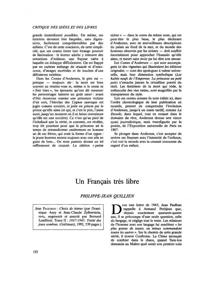 Un Français très libre
 – page 1