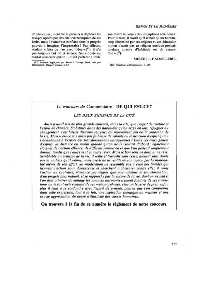 LES DEUX ENNEMIS DE LA CITÉ
 – page 1