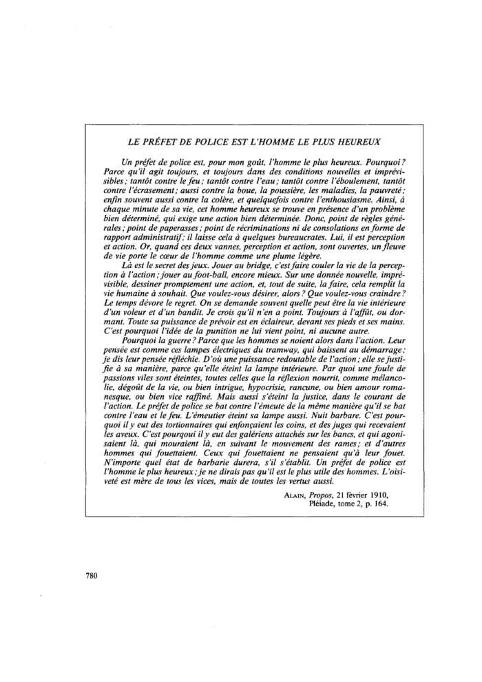 LE PRÉFET DE POLICE EST L’HOMME LE PLUS HEUREUX
 – page 1