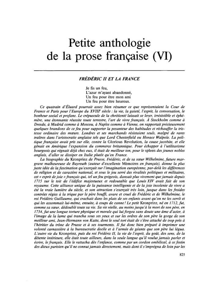 FRÉDÉRIC II ET LA FRANCE
 – page 1