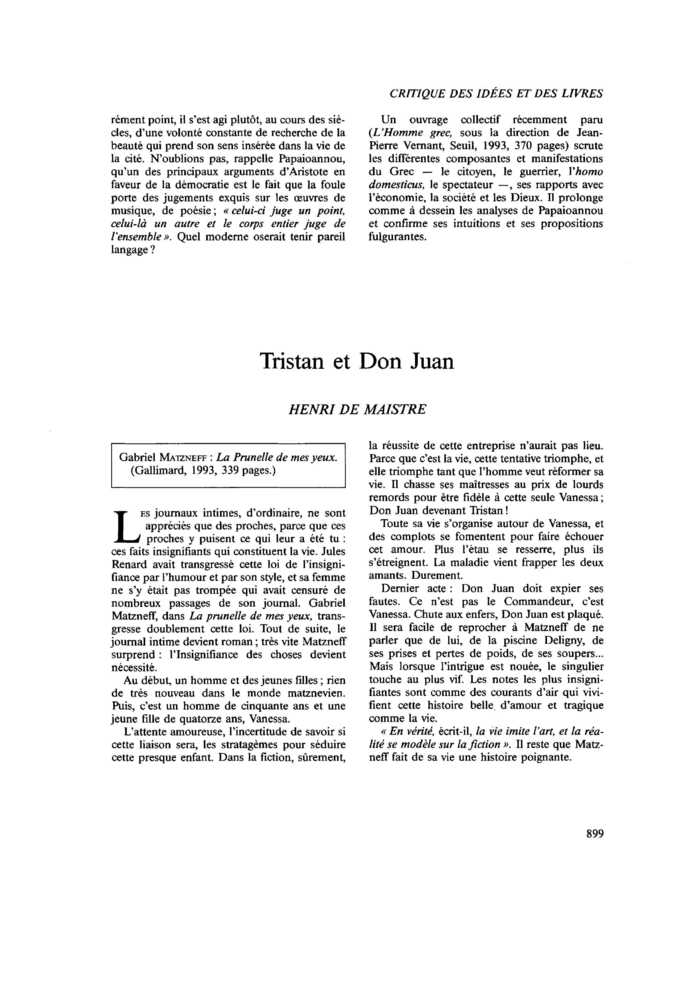 Tristan et Don Juan
 – page 1