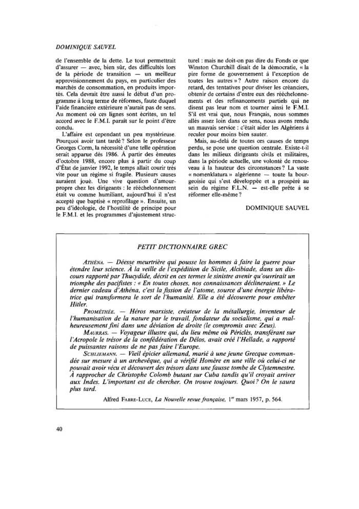 PETIT DICTIONNAIRE GREC
 – page 1