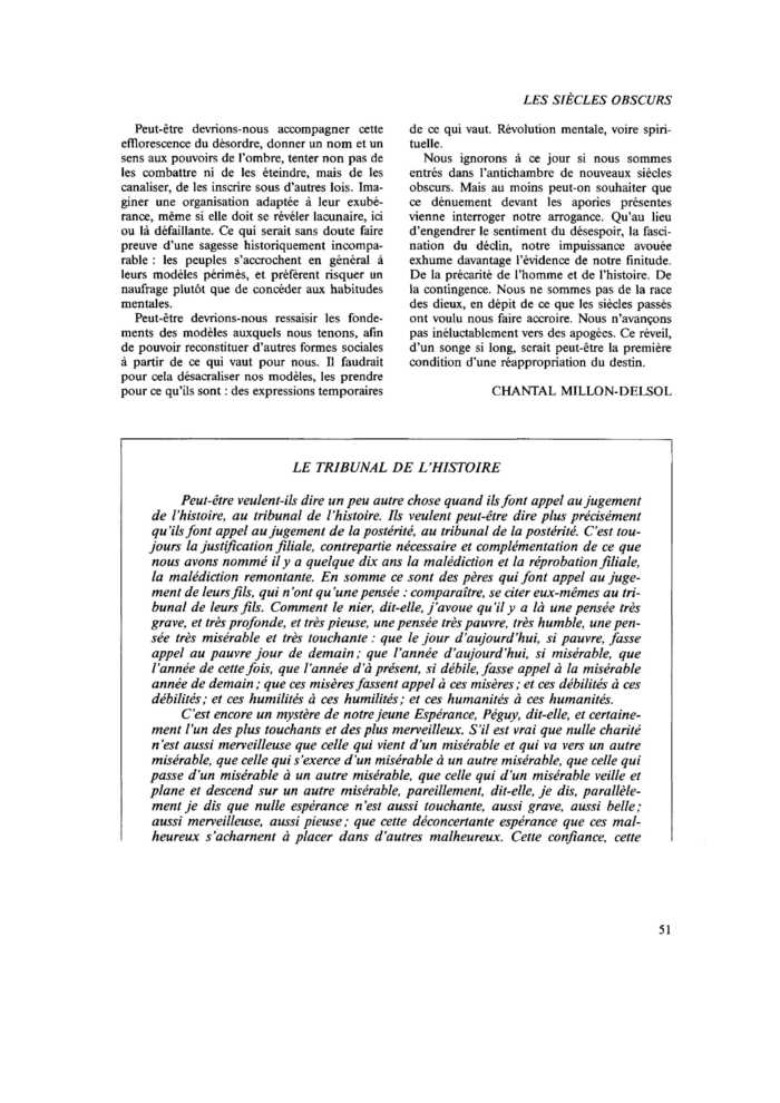 LE TRIBUNAL DE L’HISTOIRE
 – page 1