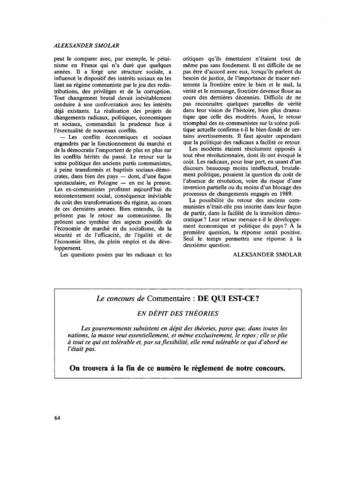 EN DÉPIT DES THÉORIES
 – page 1