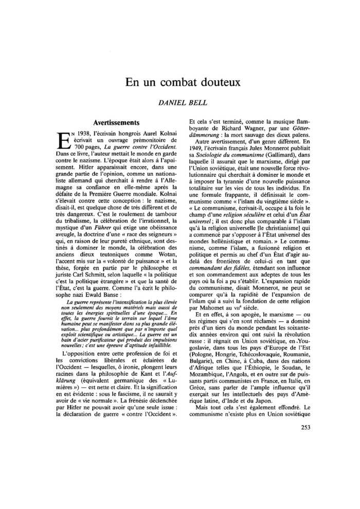 En un combat douteux
 – page 1
