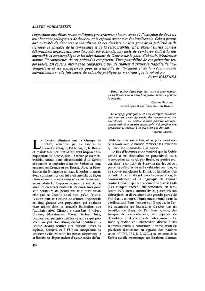 La création d’une Grande Serbie
 – page 1