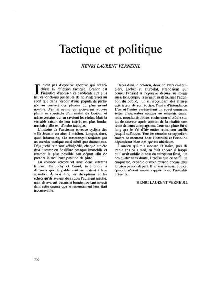 Tactique et politique
 – page 1